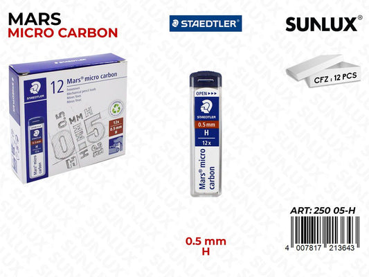 Staedtler Mine Micro Carbon 12PCS 0.5MM H
