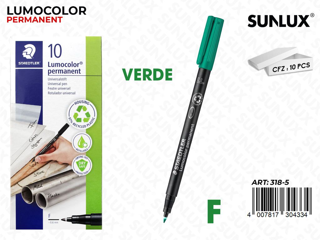 Staedtler Lumocolor 318 F Verde