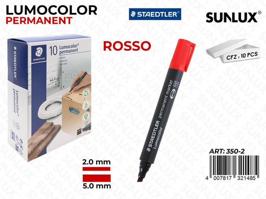 Lumocolor Permanent Rosso 2.0-5.0MM