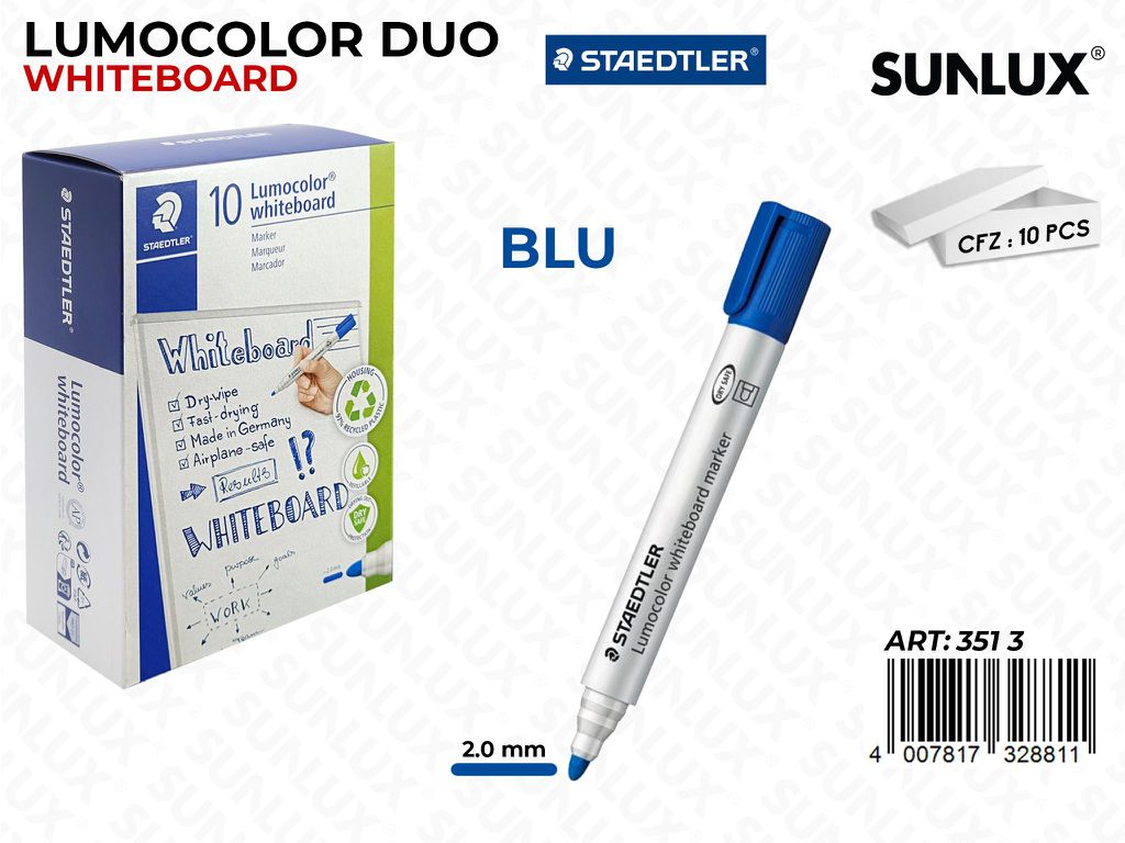 Lumocolor Whiteboard 351 Blu 2.0MM