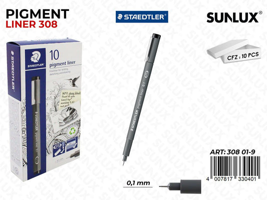 Staedtler Pigment Liner 308 Ne. 0.1MM