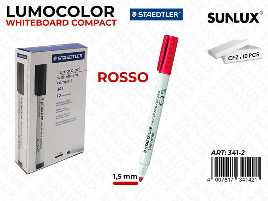 Staedtler Lumocolor Whiteboard 1.5MM Rosso