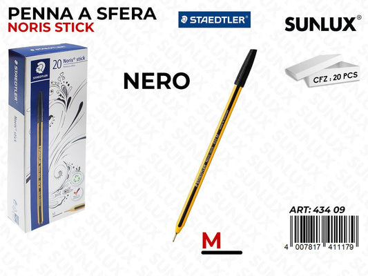 Penna Sfera Noris STICK434 M Nero