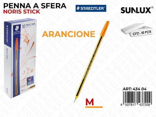 Penna Sfera Noris STICK434 M Arancione