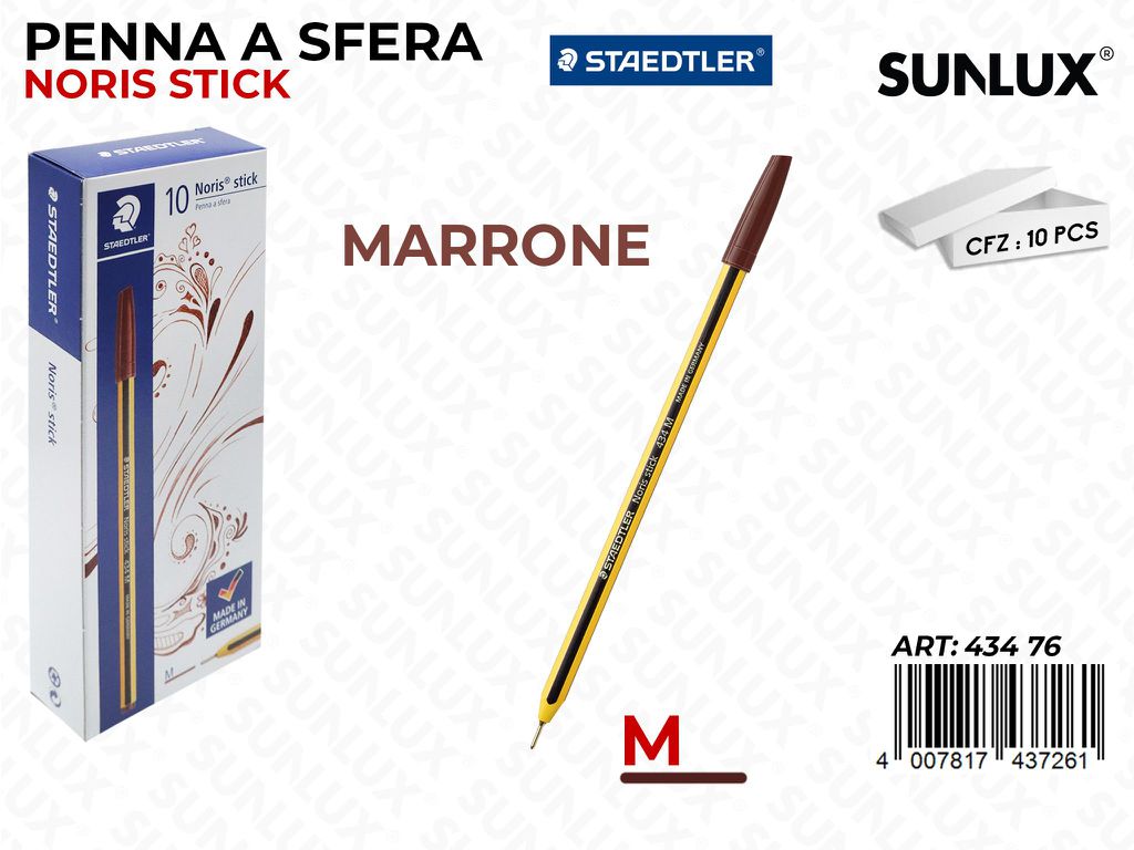 Penna Sfera Noris STICK434 M Marrone