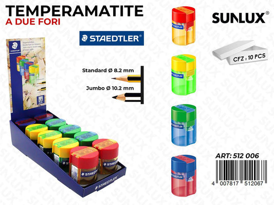 Staedtler Temperamatite c/2 Fori Ass.