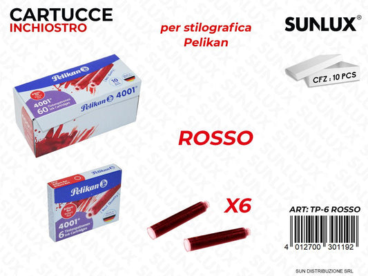 Cartucce Ad Inchiostro Tp/6 Rosso da 10