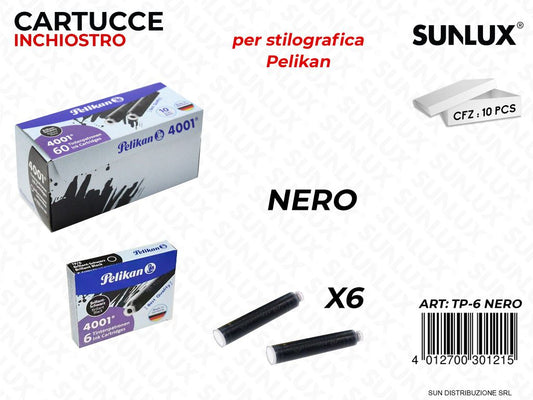 Cartucce Ad Inchiostro Tp/6 Black da 10