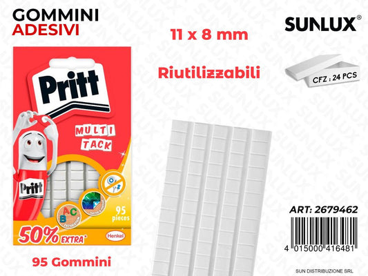 Pritt Gommini Adv Multi Tack 11*8MM 95PCS