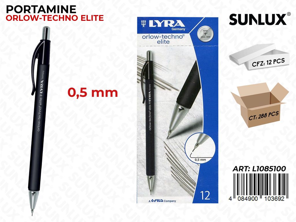 Portamine Lyra Orlow Elite 0.5MM / Pz da 12