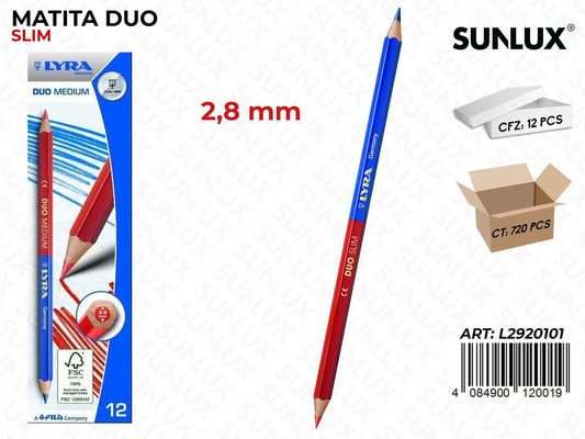 Lyra Duo Slim Bicolore 2.8MM / Pz da 12