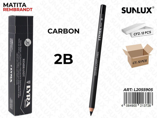 Lyra Rembrandt Matita 2B Carboncino / Pz da 12