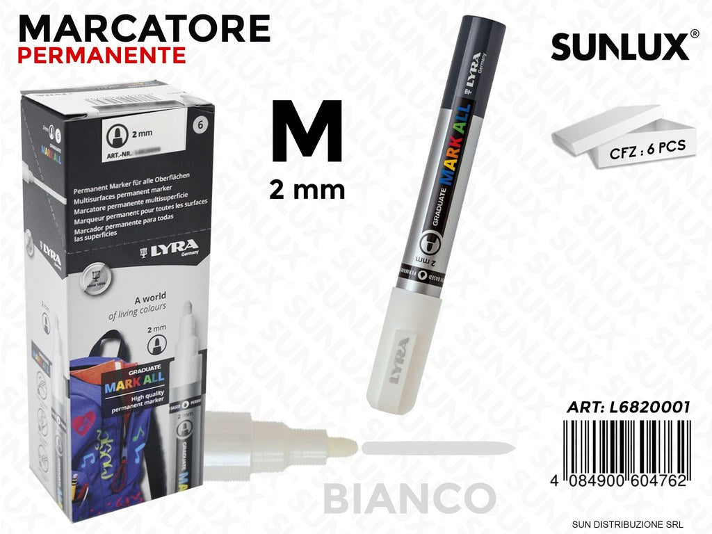 Lyra Mark All Bianco 2MM