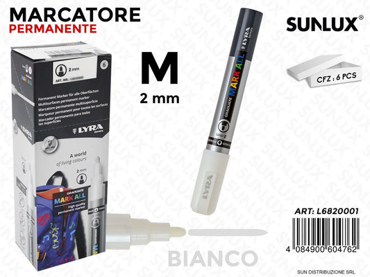 Lyra Mark All Bianco 2MM