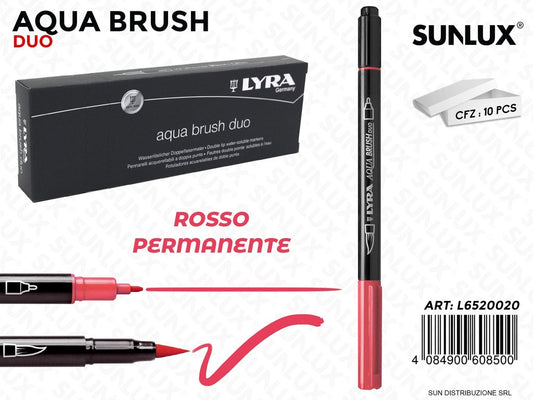 Lyra Aqua Brush Duo Rosso Permanente