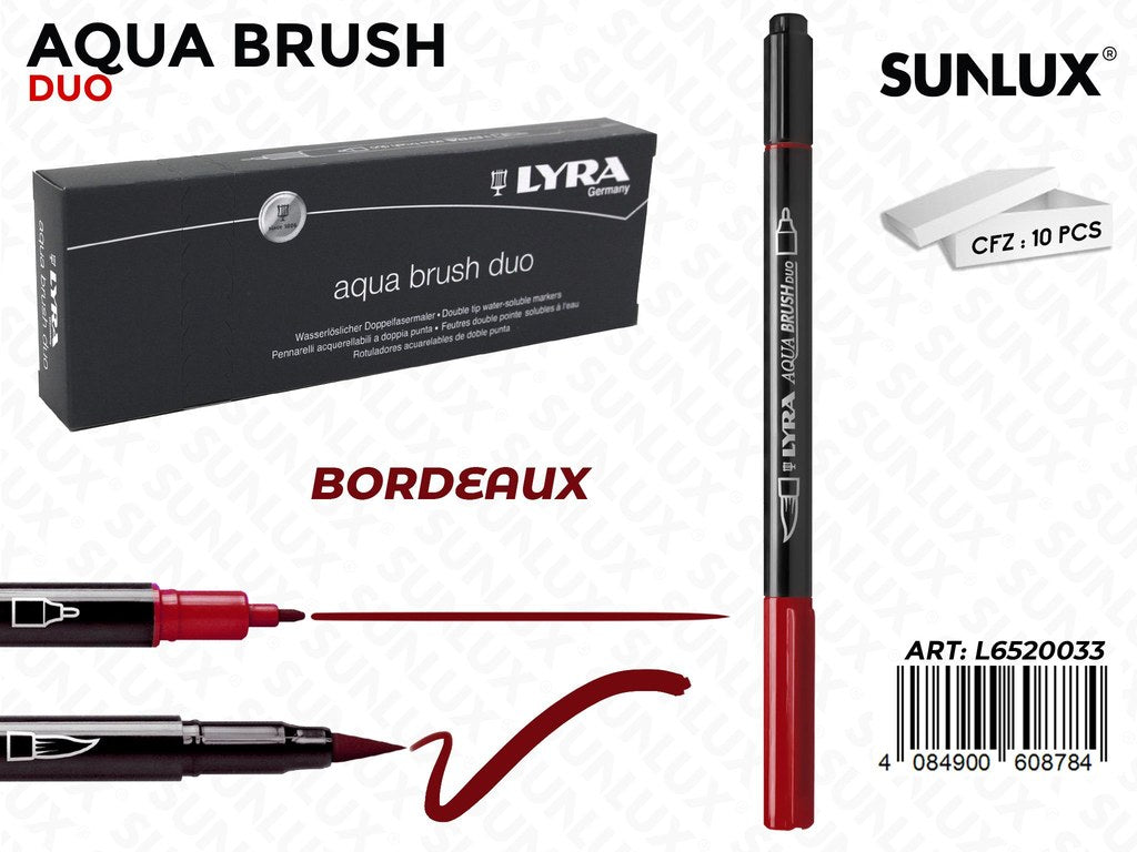 Lyra Aqua Brush Duo Bordeaux