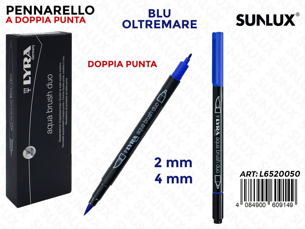 Lyra Aqua Brush Duo Blu Oltremare