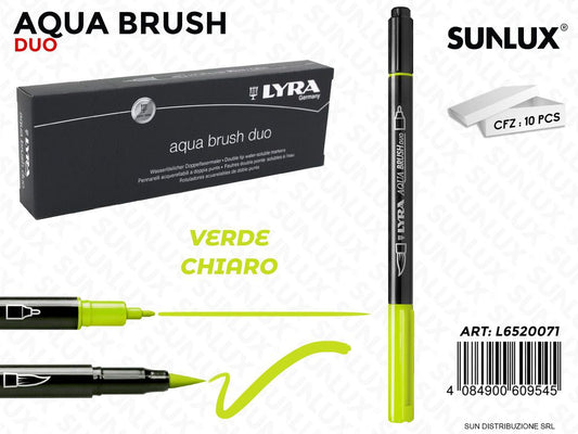 Lyra Aqua Brush Duo Verde Chiaro