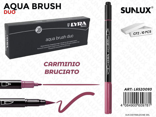 Lyra Aqua Brush Duo Carminio Bruciato