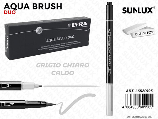 Lyra Aqua Brush Duo Grigio Chiaro Caldo