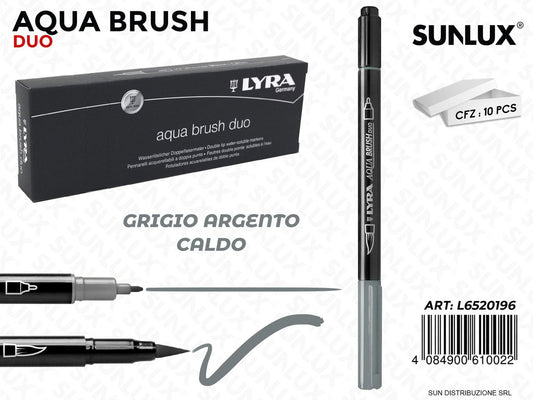 Lyra Aqua Brush Duo Grigio Arg. Caldo