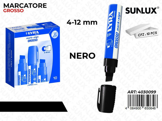 Lyra Grosso Marcatore P.scalp.nero