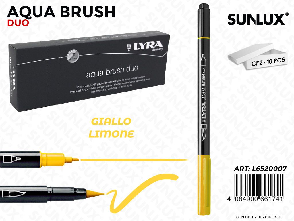 Lyra Aqua Brush Duo Giallo Limone