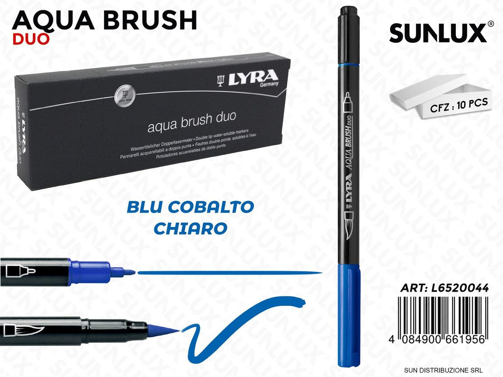 Lyra Aqua Brush Duo Blu Cobalto