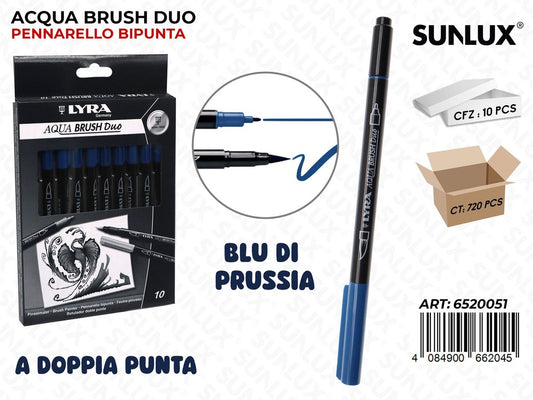 Lyra Aqua Brush Duo Blu di Prussia