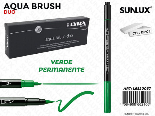 Lyra Aqua Brush Duo Verde Permanente