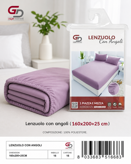 Lenzuolo Con Angoli 1Piazza E Mezza