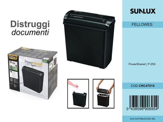 Distruggi Documenti P25S Striscia Home