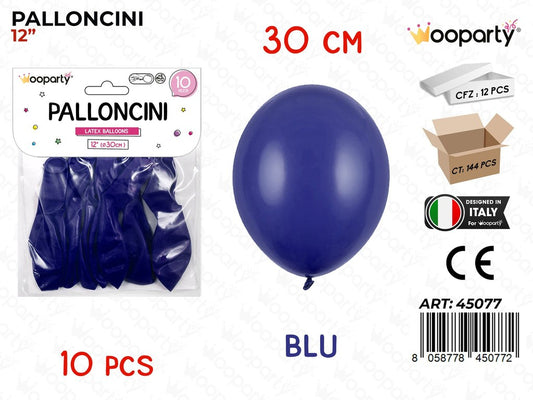 Palloncino Blu 12 10PCS