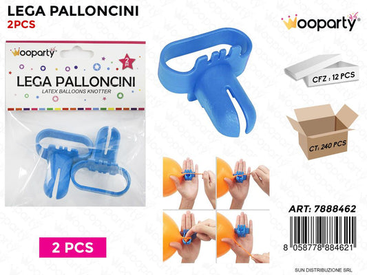 Lega Palloncini Azzurro 2PCS