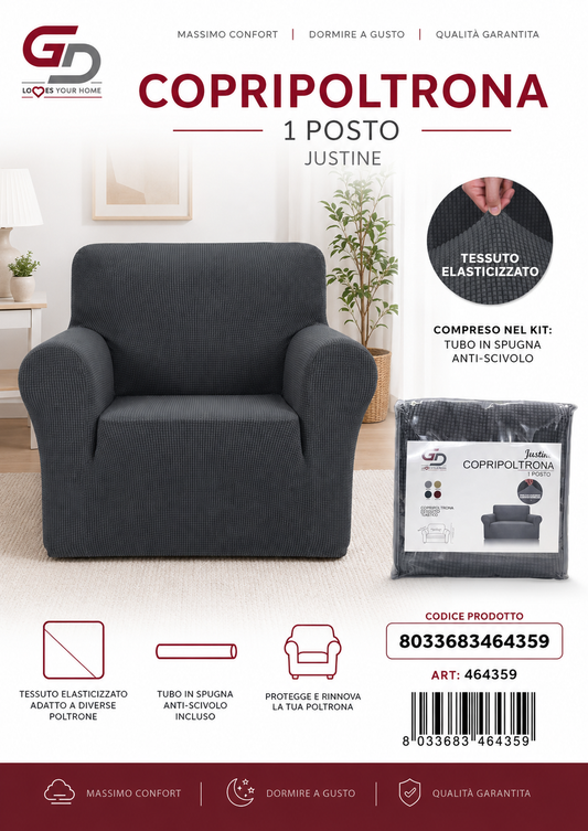 Copripoltrona Justine 1 Posto