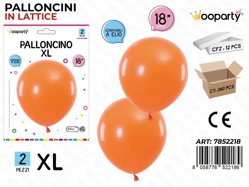 Wooparty Palloncini Lattice Xl 2PCS 45CM