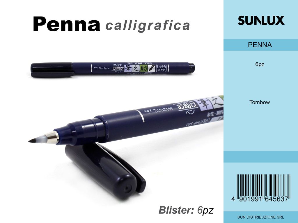 Penna Calligrafica Tombow 6PCS