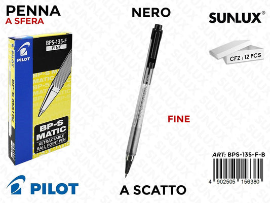 Pilot Sfera Bp-s Matic F Nera da 12