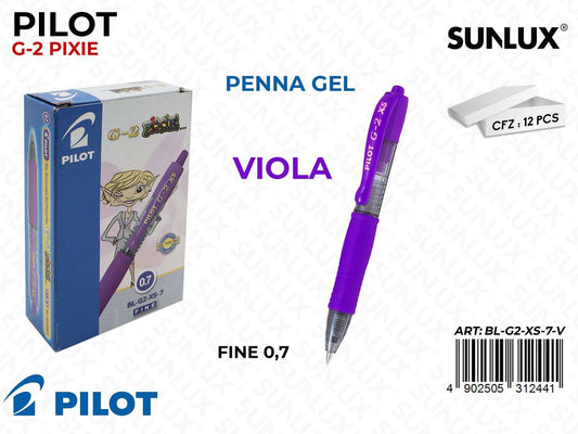 Pilot G-2 0.7 Penna Gel Pixie Viola