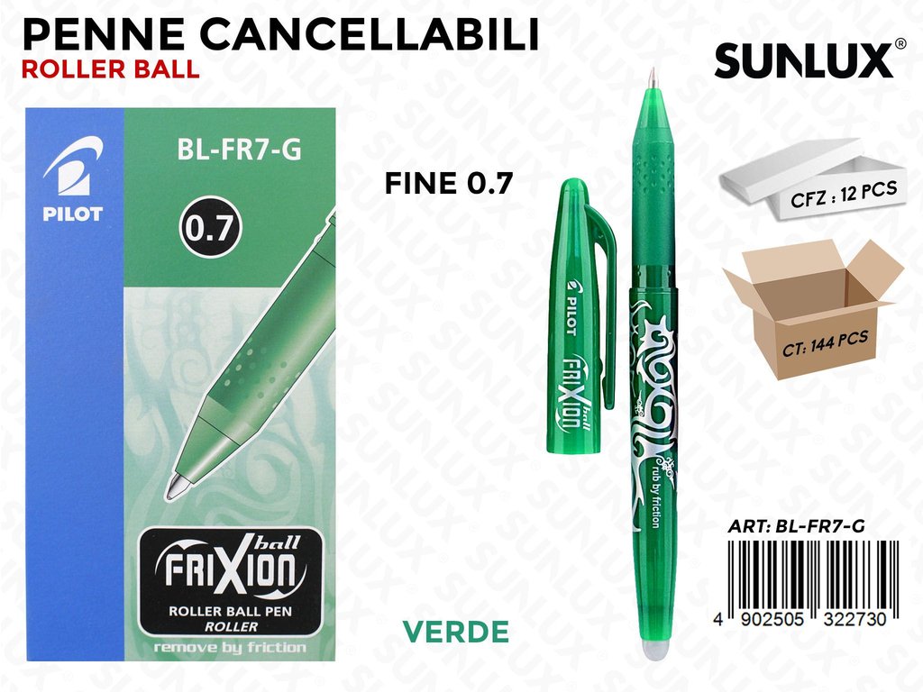 Pilot Frixion Ball Canc. Verde 0.7