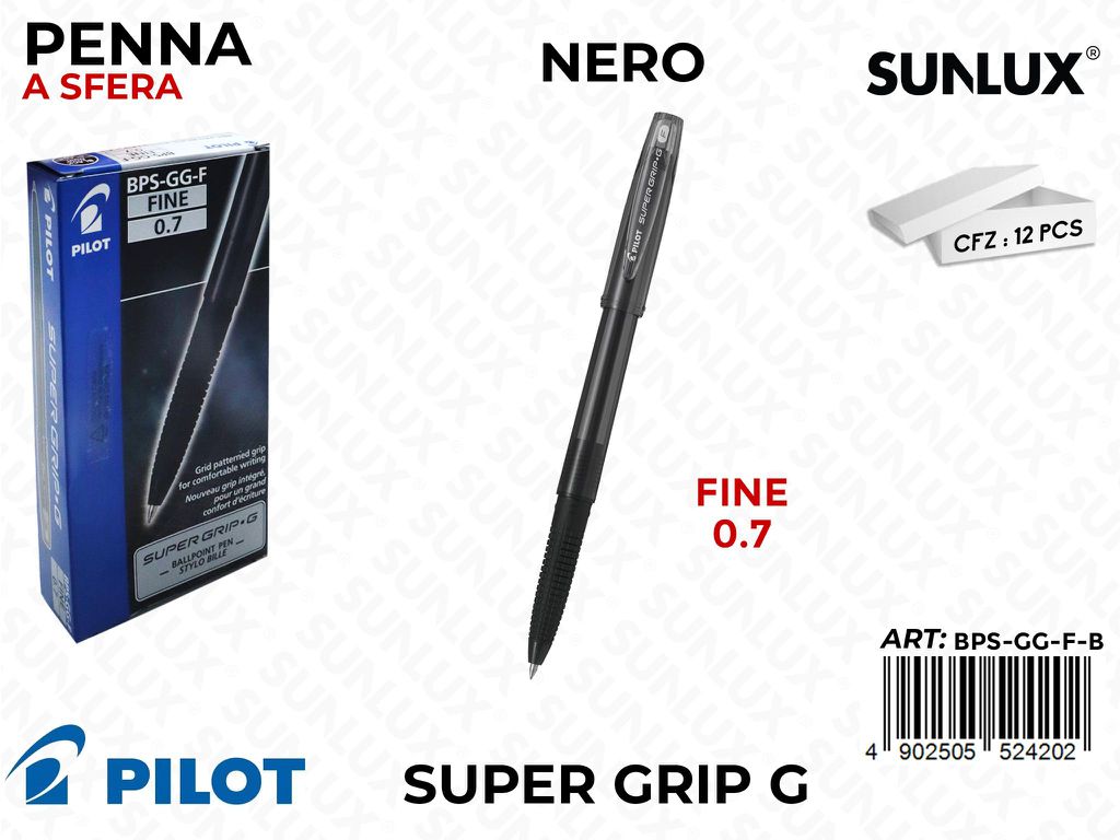 Penna a Sfera Super Grip G 0.7 Mm Nero
