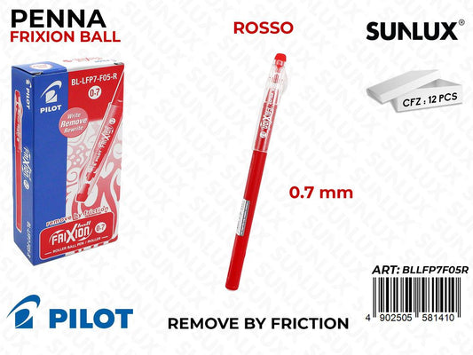 Penna Frixion Ball Sticks Rosso 0.7MM