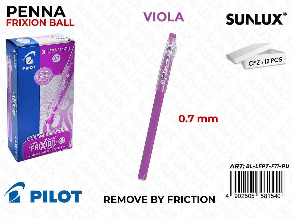Penna Frixion Ball Sticks 0.7 Mm Viola