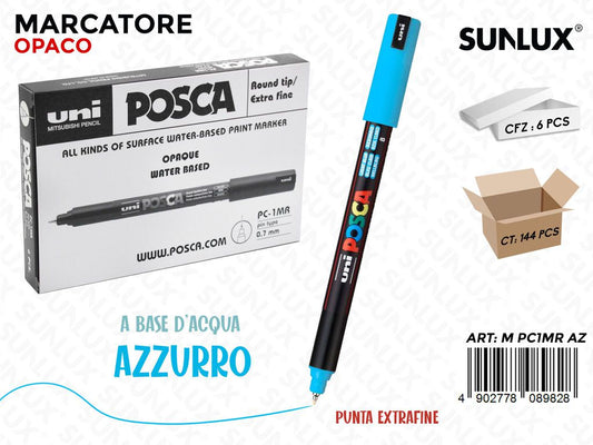 Uni Poscapen PC-1MR F L.azzurro / Pz da 6