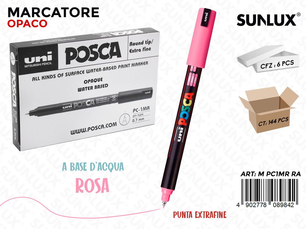 Uni Poscapen PC-1MR F Rosa