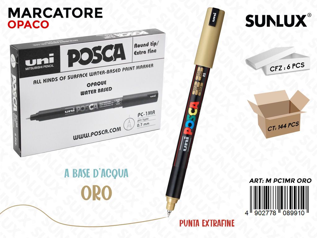 Uni Poscapen PC-1MD F Oro