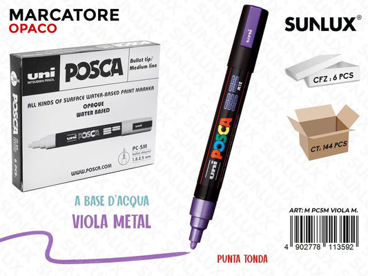 Uni Posca PC-5M M Viola Metal