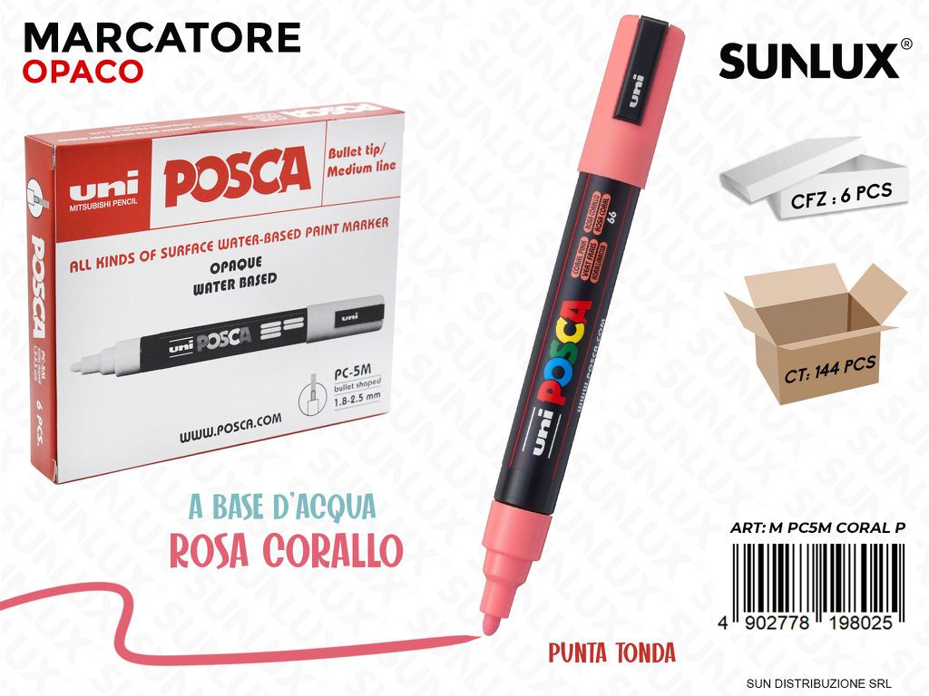 Uni Posca PC-5M M Rosa Corallo