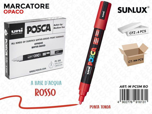 Uni Posca PC-5M M Rosso