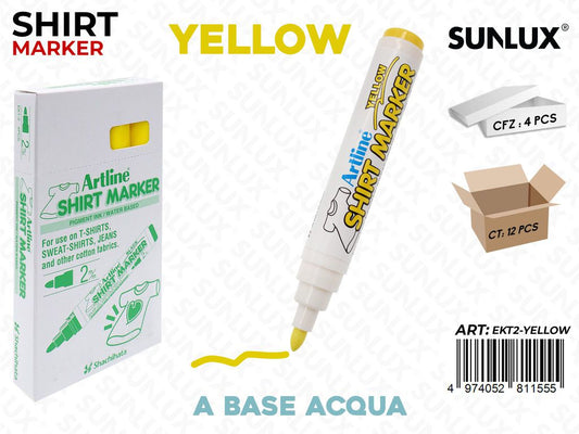 Pen. Shirt Marker per Tessuto Giallo
